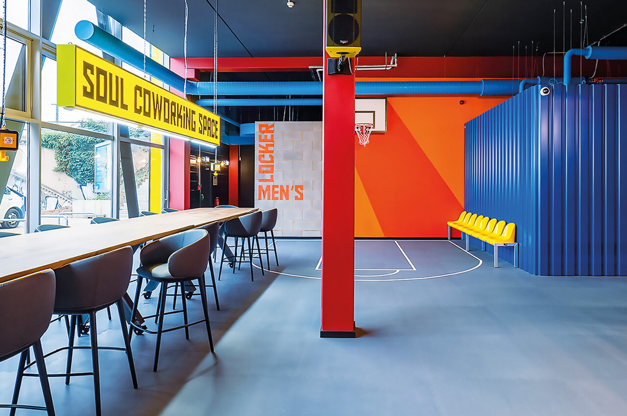 Im Soul Coworking Space können Mitglieder sich vernetzen oder einfach entspannen Der Soul Coworking Space im Iron&Soul in Köln